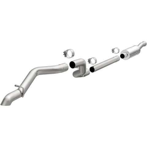 MagnaFlow Cat Back 2018 Jeep Wrangler 2.0L Rock Crawler Series Single Exit Stainless Exhaust - 19428