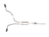 aFe Gemini XV 3in 304 SS Cat-Back Exhaust 09-18 GM Trucks V6-4.3/V8-4.8/5.3L w/ Black Tips - 49-34131-B