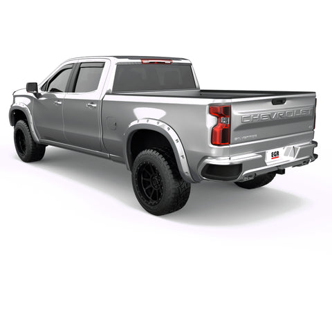 EGR 2019 Chevy 1500 Color Match Style Fender Flare - Set - Switchblade Silver - 791694-GAN