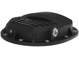 aFe Pro Series AAM 9.5/9.76 Rear Diff Cover Black w/Mach Fins & Oil 14-19 GM Silverado/Sierra 1500 - 46-71121B