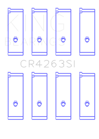 King Toyota 1ZZ-FE (Size STD) Rod Bearing Set - CR4263SI