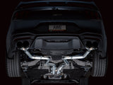 AWE 2024 Ford Mustang GT Fastback S650 RWD Track Edition Cat-Back Exhaust w/ Quad Diamond Black Tips - 3020-43650
