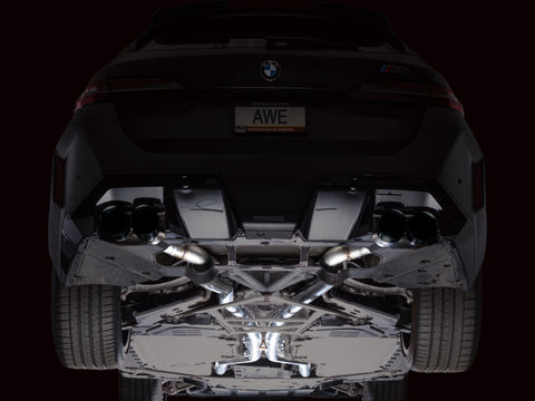 AWE Tuning BMW G90/G99 M5 Track Edition Cat-Back Exhaust - Diamond Black Tips - 3020-43790