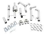 AWE Tuning 4th Gen GM 1500 5.3L 0FG Catback Split Rear Exit (w/ Bumper Cutouts) - Quad Chrome Tips - 3015-42201