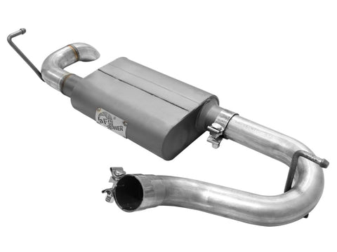 aFe Scorpion Exhaust System Axle Back Aluminized Hi-Tuck 07-17 Jeep Wrangler JK V6 3.6/3.8L - 49-08046