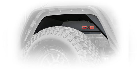 DV8 Offroad 201+ Jeep Gladiator Rear Inner Fenders - Black - INFEND-04RB