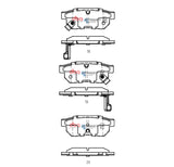DBA 90-01 Acura Integra Rear SSEV Street Series Brake Pads - DB1163SSEV