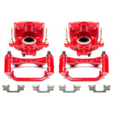 Power Stop 07-16 Cadillac Escalade Rear Red Calipers w/Brackets - Pair - S5030