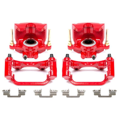 Power Stop 07-16 Cadillac Escalade Rear Red Calipers w/Brackets - Pair - S5030