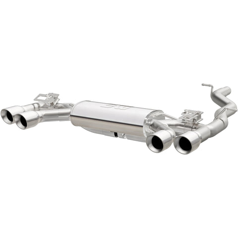 MagnaFlow Sys C/B 2015-2017 Volkswagen Golf R 3in Polished SS Quad Tip Split Rear Exit - 19165