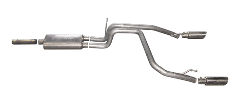 Gibson 07-09 Dodge Nitro R/T 4.0L 2.25in Cat-Back Dual Split Exhaust - Stainless - 616005