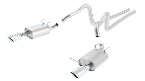 Borla 11-12 Ford Mustang 3.7L AT/MT RWD 2dr ATAK SS Catback Exhaust - 140398