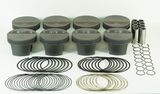 Mahle MS Piston Set SBC 358ci 4.040in Bore 3.480/3.500stk 5.7in Rod .927 Pin -5cc 10.4 CR Set of 8 - 930200040