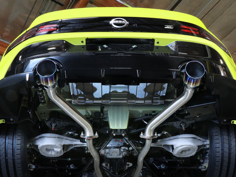 aFe 2023 Nissan Z V6-3.0L (tt)Takeda Stainless Steel Axle-Back Exhaust System w/ Carbon Fiber Tip - 49-36137-C