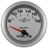 Autometer Ultra-Lite II 2-5/8in 18V Electric Voltmeter Gauge - 7791