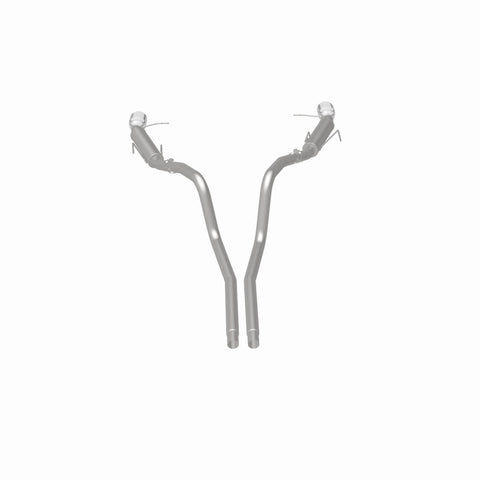 Magnaflow 2014 Ford Mustang V6 3.7L Comp Series Dual Split Rear Polished Stainless C/B Perf Exhaust - 15245