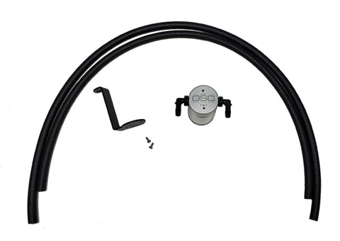 J&L 2005-2019 Nissan Frontier 4L Oil Separator 3.0 - Clear Anodized - 3109P-C