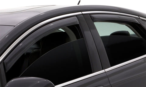 AVS 08-14 Dodge Avenger Ventvisor In-Channel Front & Rear Window Deflectors 4pc - Smoke - 194065