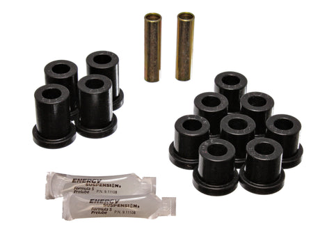 Energy Suspension 55-57 Chevy Bel Air Black Rear Leaf Spring Bushing Set - 3.2119G