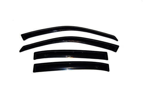 AVS 04-07 Chevy Malibu Ventvisor Outside Mount Window Deflectors 4pc - Smoke - 94621