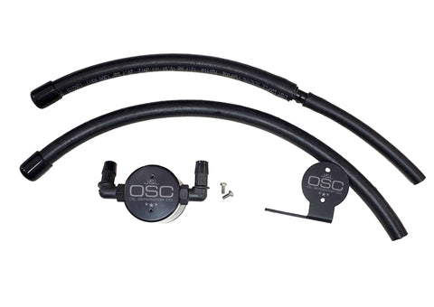 J&L 07-21 Toyota Tundra 5.7L Driver Side Oil Separator 3.0 - Black Anodized - 3105D-B