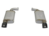 aFe MACHForce XP 2.5in 409 Stainless Axle Back Exhaust w/ Black Tips 15-17 Ford Mustang I4-2.3L (t) - 49-43085-B