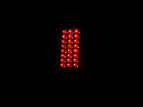 ANZO 2008-2015 Ford F-250 LED Taillights Black - 311127