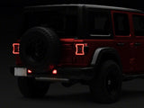 Raxiom 18-23 Jeep Wrangler JL Moab Rubicon Sahara Axial LED Rear Bumper Reflector Lights- Clear - J134140-JL
