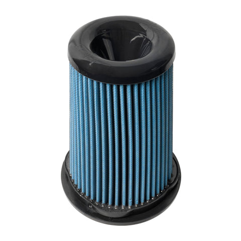 Injen SuperNano Web Air Filter 4in Flange ID 6in Twist Lock Base / 7.75in Media Height / 4in Top - X-1134-BB