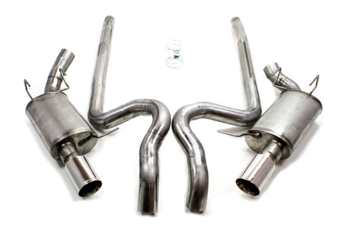 JBA 11-14 Ford Mustang GT/GT500 5.0L/5.4L/5.8L 409SS Dual Rear Exit Cat-Back Exhaust - 40-2644