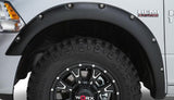 Stampede 2009-2018 Dodge Ram 1500 67.4/76.3/96.3in Ruff Riderz Fender Flares 4pc Textured - 8421-5