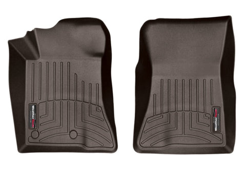 WeatherTech 2015+ Ford Mustang Front FloorLiner - Cocoa - 476991