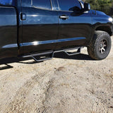 Westin 07-21 Toyota Tundra Double Cab Outlaw Nerf Step Bars - Textured Black - 20-13245