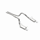 MagnaFlow 13 Ford Mustang Dual Split Rear Exit Stainless Cat Back Performance Exhaust (Street) - 15149