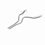 Magnaflow 2014 Ford Mustang V6 3.7L Comp Series Dual Split Rear Polished Stainless C/B Perf Exhaust - 15245