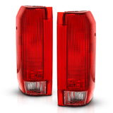 ANZO 1992-1996 Ford Bronco Taillight Red/Clear Lens (OE Replacement) - 311306