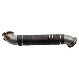Wehrli 11-15 Chevrolet 6.6L LML Duramax 3in Stainless Down Pipe (V-Band Style) - WCF100704