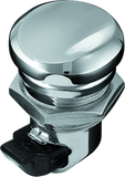 Kuryakyn Push-Button Fuel Door Latch Chrome - 1467