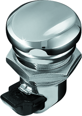 Kuryakyn Push-Button Fuel Door Latch Chrome - 1467