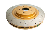 DBA 16-20 Infiniti Q50 Red Sport 3.0TT Front 4000 Series Drilled & Slotted Rotor - 42314XS