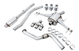 AWE Tuning 2017+ Honda Civic Type R Touring Edition Exhaust w/Front & Mid Pipes - Chrome Silver Tips - 3015-42666