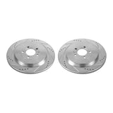 Power Stop 13-14 Ford Mustang Rear Evolution Drilled & Slotted Rotors - Pair - AR85152XPR