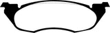 EBC 91-96 Dodge Dakota 2WD 2.5 Yellowstuff Front Brake Pads - DP41632R