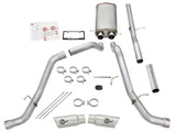aFe Mach Force-XP Exhaust 3in Cat-Back SS 14-15 GM 1500 Trucks 4.3L/5.3L Dual Split w/ Polished Tip - 49-44057-P
