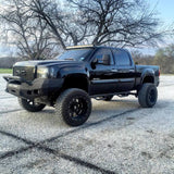 Road Armor 08-13 GMC 1500 Stealth Front Winch Bumper w/Pre-Runner Guard - Tex Blk - 37604B