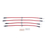 Power Stop 02-06 Acura RSX Front & Rear SS Braided Brake Hose Kit - BH00020
