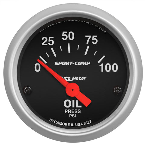 Autometer Sport-Comp 79-81 Camaro Dash Kit 6pc Tach / MPH / Fuel / Oil / WTMP / Volt - 7023-SC
