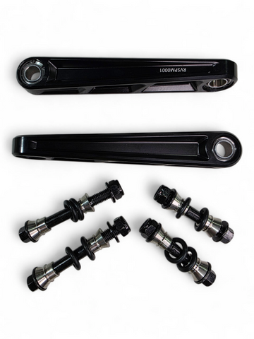Elektric Offroad 2024+ Can Am Maverick R Front Sway Bar Links Anodized Black - RVSPA0003-B