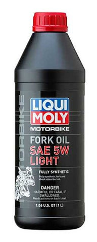 LIQUI MOLY 1L Motorbike Fork Oil SAE 5W Light - 20094