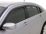 AVS 07-10 Chrysler Sebring Ventvisor In-Channel Front & Rear Window Deflectors 4pc - Smoke - 194458
